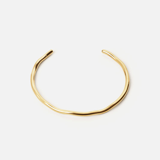 Curve Bangle Verstelbaar 18K Goldplated 3 mm