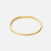 Zirkonia Bangle 18K Goldplated 4 mm