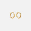 Basic Hoops Oorbellen 18K Goldplated 15 mm