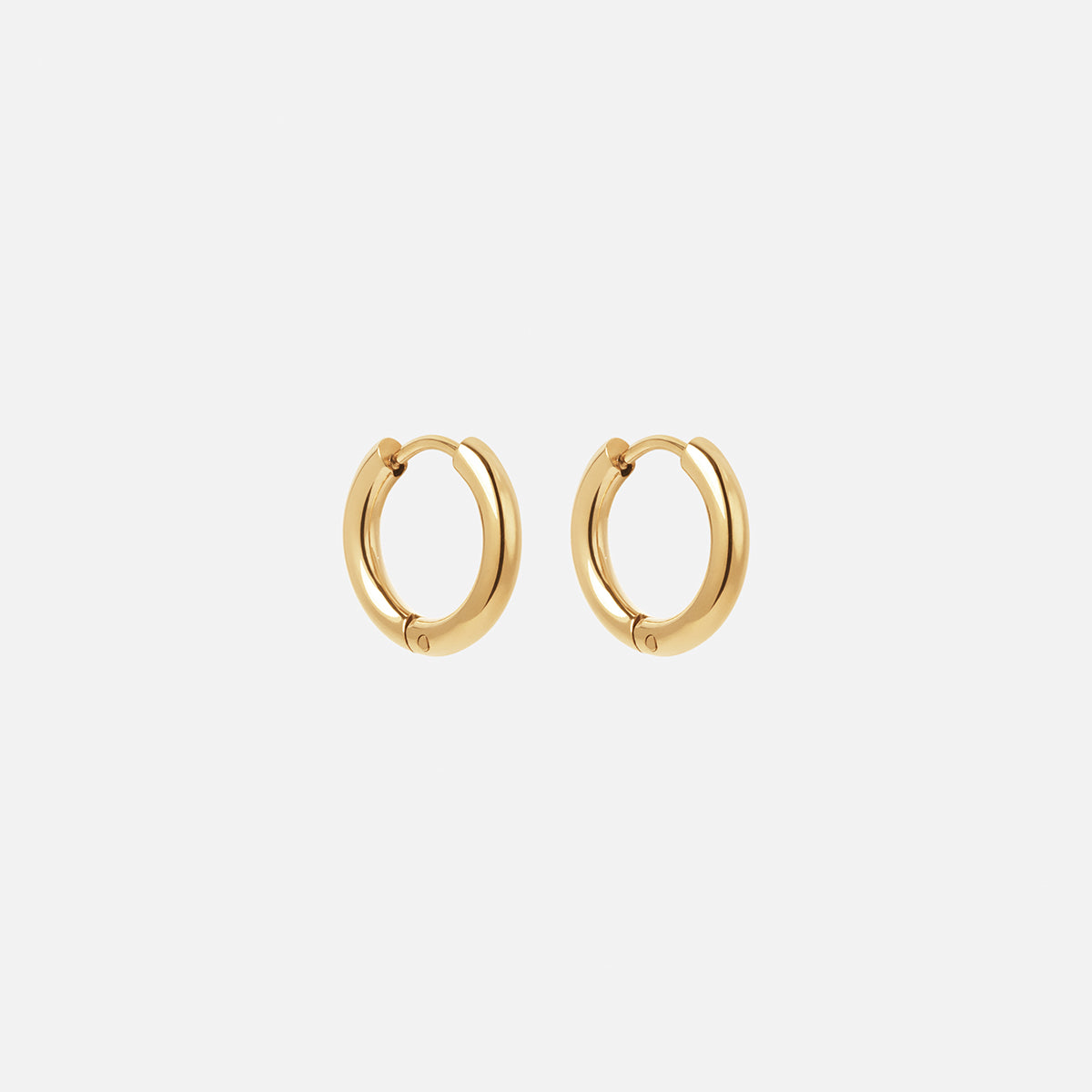 Basic Hoops Oorbellen 18K Goldplated 15 mm