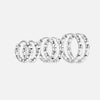 Astra Hoops Oorbellen 12/15/18 mm Zilverkleurig