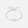 Circle Zirkonia Armband Zilverkleurig 12 mm