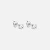 Classic Zirkonia Studs Oorbellen Zilverkleurig 5 mm