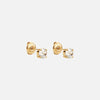 Classic Zirkonia Studs Oorbellen 18K Goldplated 5 mm