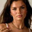 Astra Ovale Hoops Oorbellen 18K Goldplated