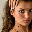 Wavy Hoops 20 mm + Wavy Hoops 14 mm 18K Goldplated