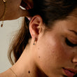 Zirkonia Drops Oorbellen 18K Goldplated