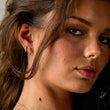 Zirkonia Hoops Oorbellen 18K Goldplated 14 mm