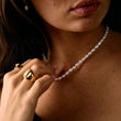 Parelketting Zoetwaterparels 18K Goldplated