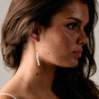 Moonlit Drops Oorbellen met Parels 18K Goldplated