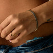 Mesh Armband 18K Goldplated 6 mm
