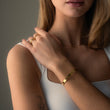 Basic Bangle Verstelbaar 18K Goldplated 6 mm
