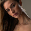 Melted Drop Oorbellen met Parel 18K Goldplated