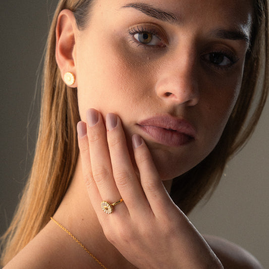 Margriet Ring 18K Goldplated 12 mm