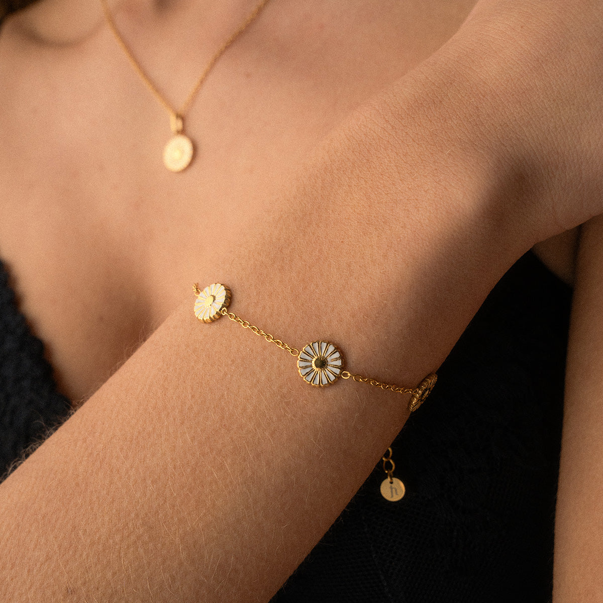 Margriet Armband 18K Goldplated 10 mm