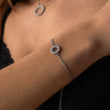 Circle Zirkonia Armband Zilverkleurig 12 mm