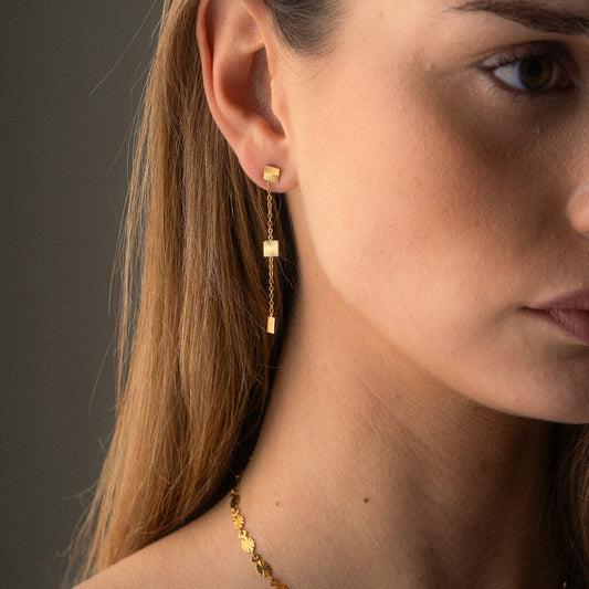 Scattered Sun Oorbellen 18K Goldplated