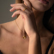 Ronde Sun Ketting 18K Goldplated