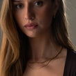 Twisted Rope + Platte Snake Ketting 18K Goldplated