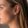 Astra Hoops Oorbellen Zilverkleurig 12 mm