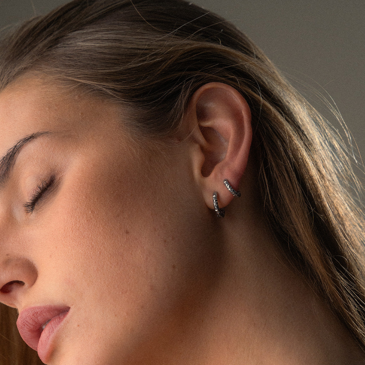 Astra Hoops Oorbellen 12/15/18 mm Zilverkleurig