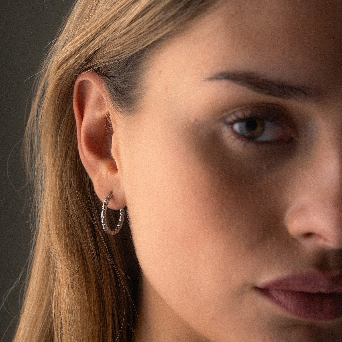 Astra Hoops Oorbellen Zilverkleurig 22 mm