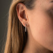 Astra Ovale Hoops Oorbellen Zilverkleurig