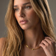 Sunset Heart Link Ketting 18K Goldplated
