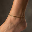 Figaro Enkelband 18K Goldplated