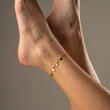 Drops Enkelband 18K Goldplated