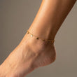 Drops Enkelband 18K Goldplated