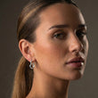 Lava Heart Hoops Oorbellen Zilverkleurig