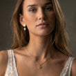 Hammered Heart Ketting 18K Goldplated