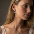 Hammered Heart Ketting Zilverkleurig