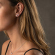 Classic Zirkonia Studs Oorbellen Zilverkleurig 3 mm