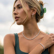 Tennis Supreme Zirkonia Ketting Zilverkleurig 3 mm