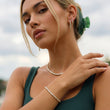 Tennis Supreme Zirkonia Armband 18K Goldplated 3 mm