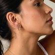 Heart Zirkonia Hoops Oorbellen 18K Goldplated 15 mm
