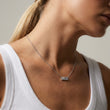 MOR Zirkonia Ketting Zilverkleurig