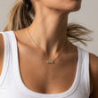 MOR Zirkonia Ketting 18K Goldplated