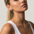 MOR Zirkonia Ketting 18K Goldplated