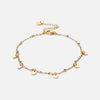 Drops Enkelband 18K Goldplated