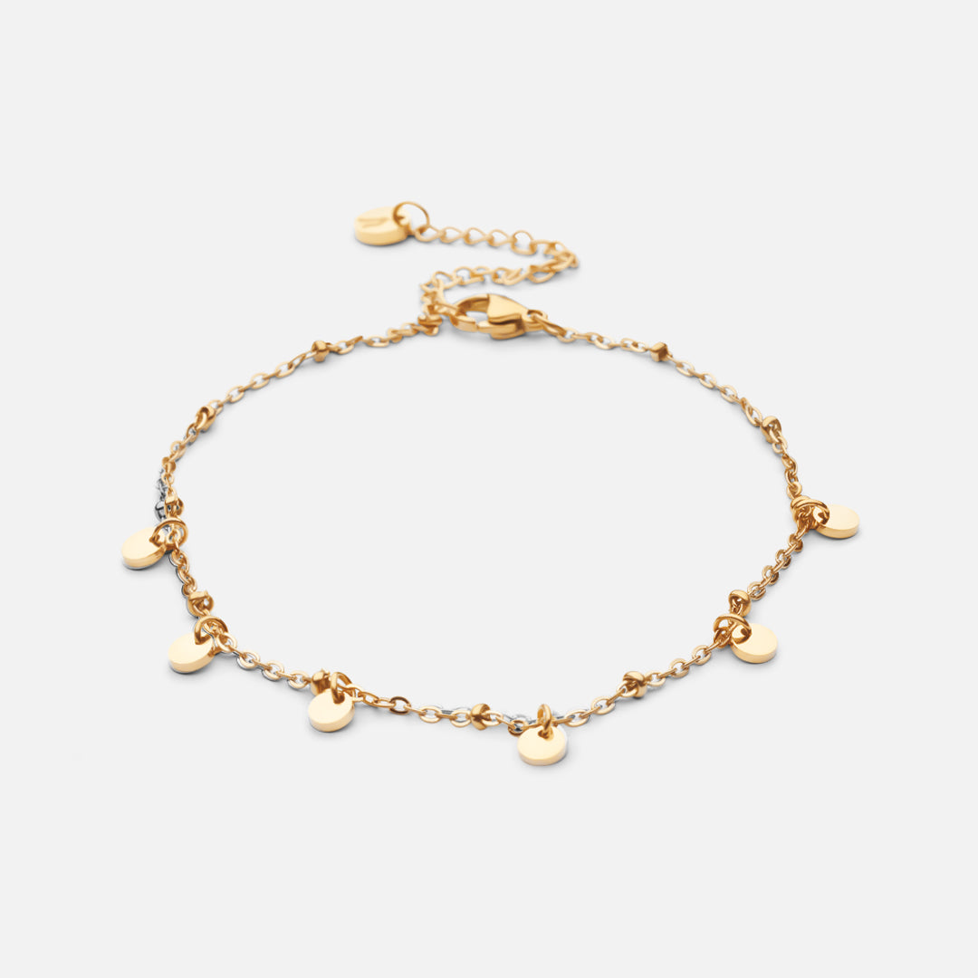 Drops enkelband 18K goldplated - Josephine Nord