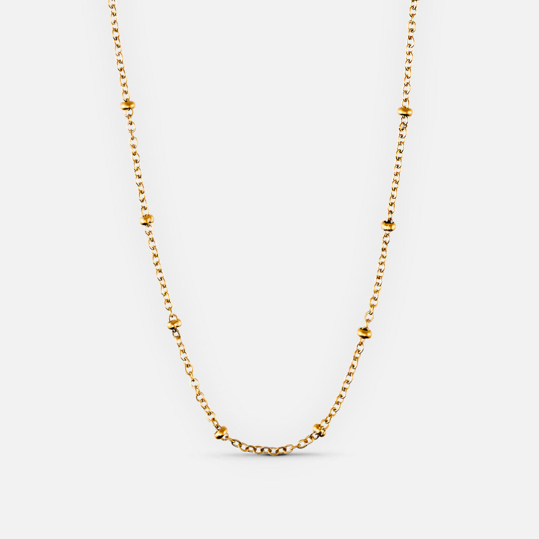 Dots ketting 18K goldplated - Josephine Nord