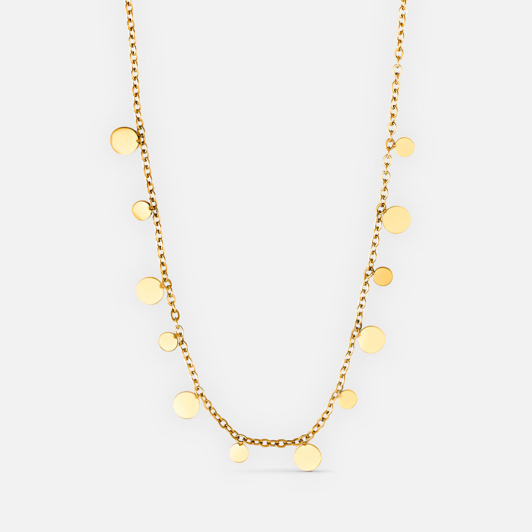 Drops ketting 18K goldplated - Josephine Nord