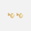Sunset Eclipse Studs Oorbellen 18K Goldplated