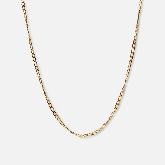 Figaro ketting 18K goldplated 3 mm - Josephine Nord