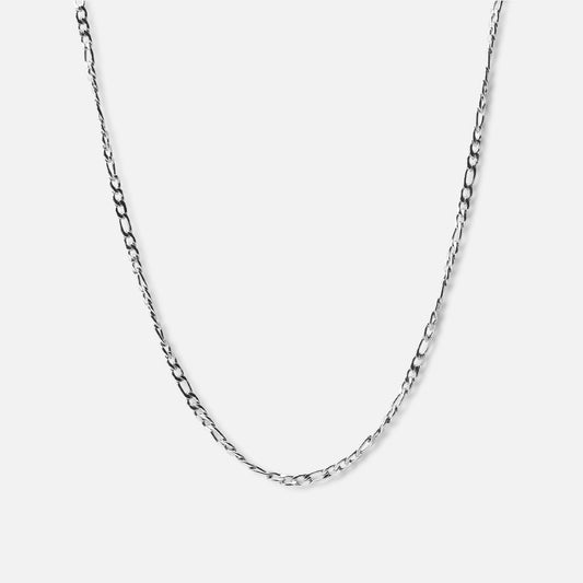 Figaro ketting zilverkleurig 3 mm - Josephine Nord