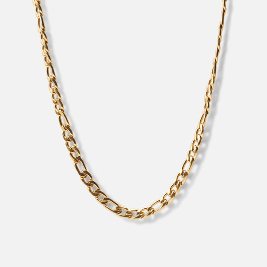 Figaro ketting 18K goldplated 6 mm - Josephine Nord