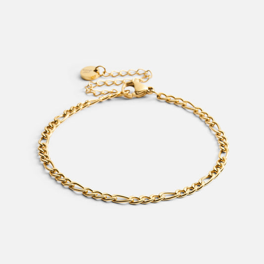 Figaro enkelband 18K goldplated - Josephine Nord